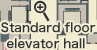 Standard floor elevator hall